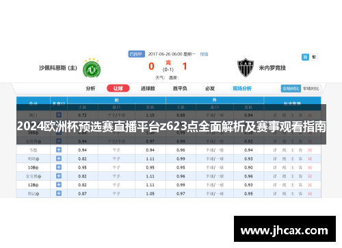2024欧洲杯预选赛直播平台z623点全面解析及赛事观看指南